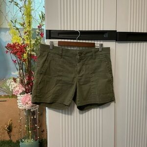 CAbi Green Cargo Shorts for Women